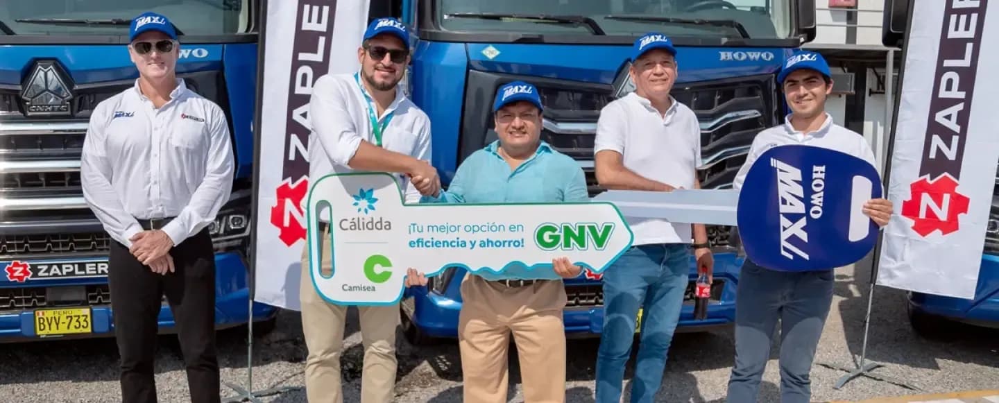 85 new heavy-duty vehicles will be added to the logistics sector through the Camisea NGV Bonus