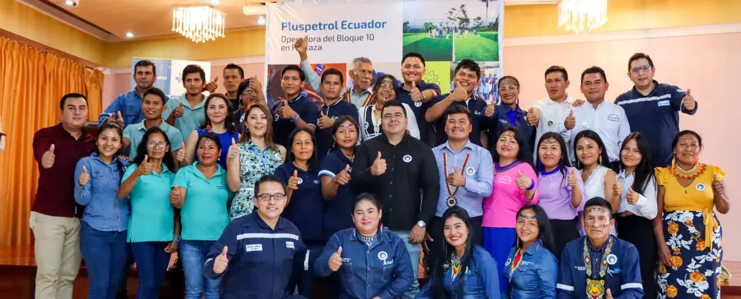 Evento Primer Año de Empresas Comunitarias en Pastaza. – Foto: Pluspetrol Ecuador